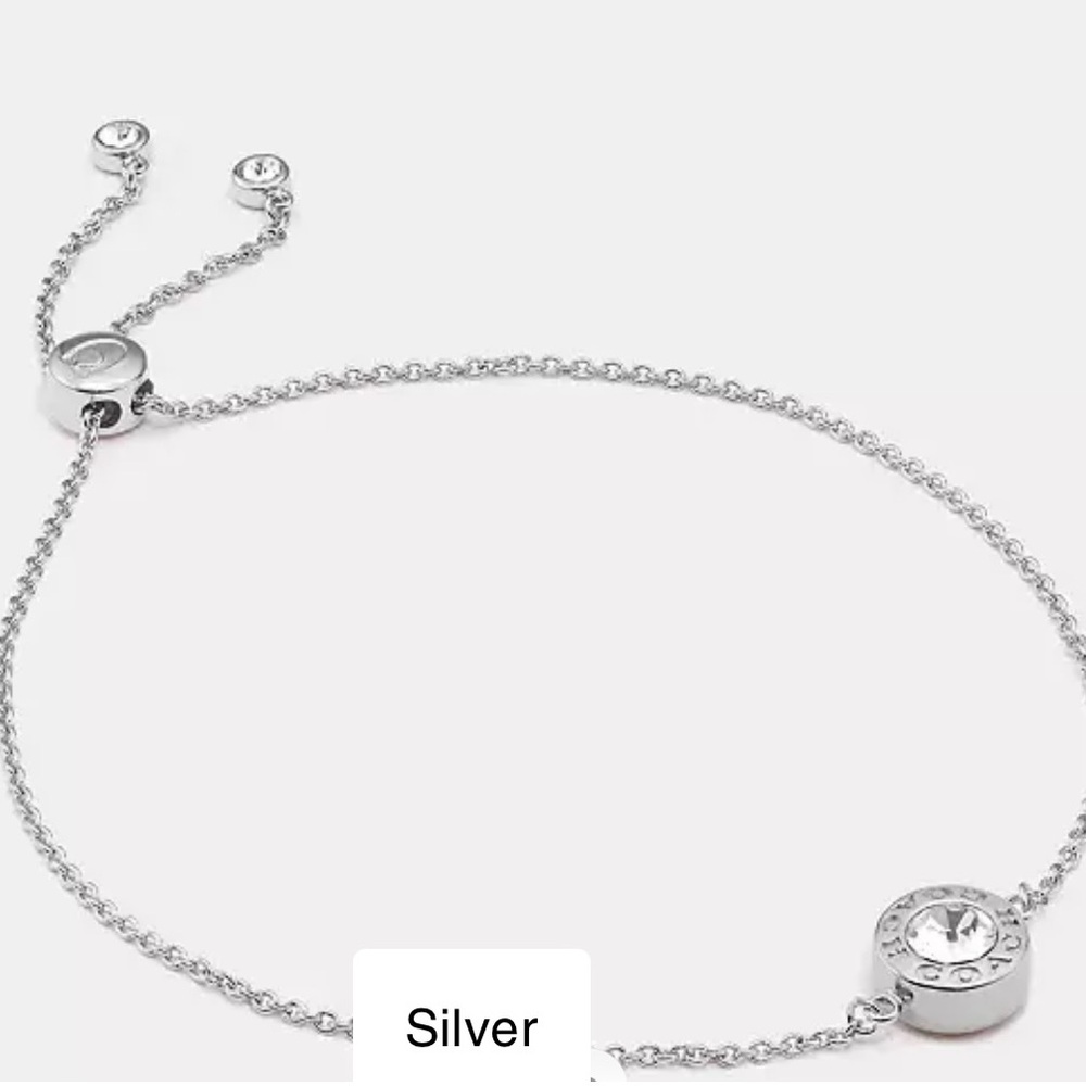 COACH Silver Slider Bracelet